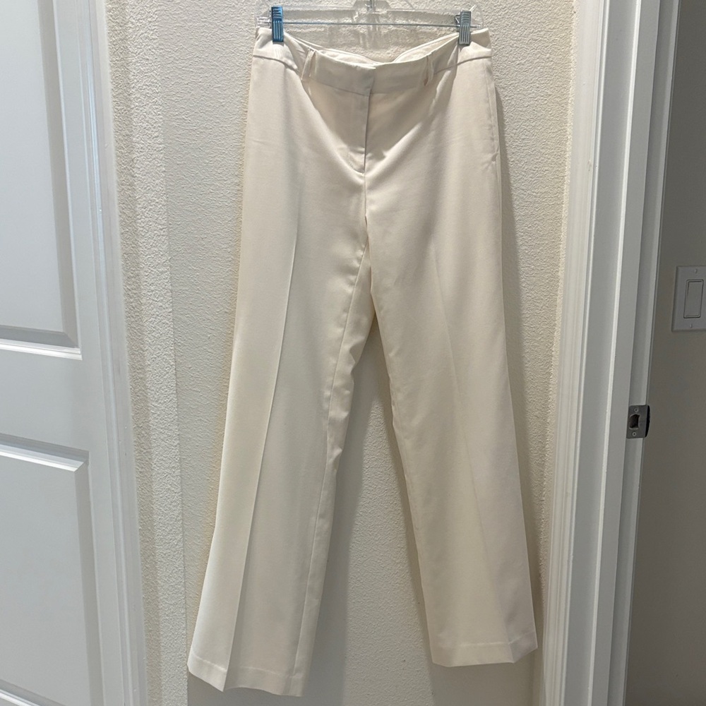 Casual Corner Cream Wide Leg Pants